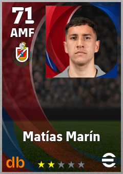 Matías Marín eFootball player card
