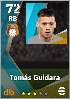 Tomás Guidara — RB, OVR 72, MAX 72