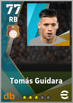 Tomás Guidara — RB, OVR 77, MAX 77