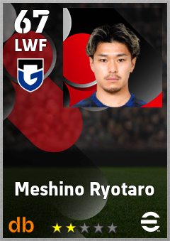 Meshino Ryotaro eFootball player card