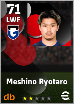 Meshino Ryotaro eFootball player card