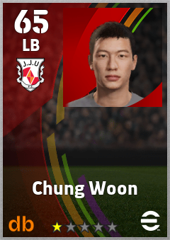Chung Woon — LB, OVR 65, MAX 65