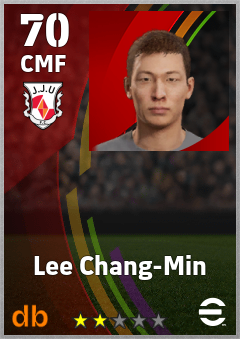 Lee Chang-Min — CMF, OVR 70, MAX 70