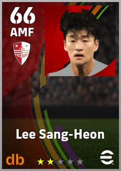 Lee Sang-Heon — AMF, OVR 66, MAX 66
