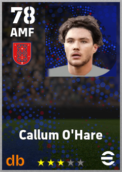 Callum O'Hare eFootball player card