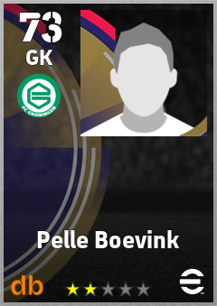 Pelle Boevink eFootball player card