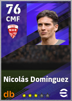Nicolás Domínguez eFootball player card