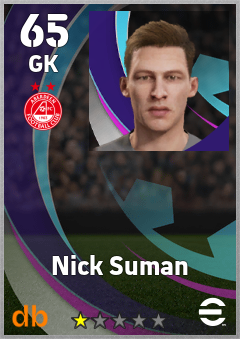 Nick Suman — GK, OVR 65, MAX 65