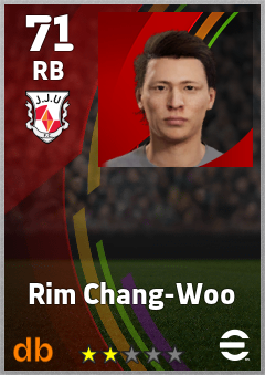 Rim Chang-Woo — RB, OVR 71, MAX 71