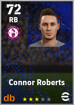 Connor Roberts eFootball player card
