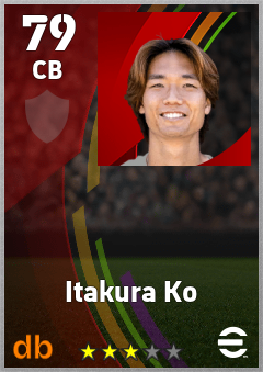 Itakura Ko eFootball player card