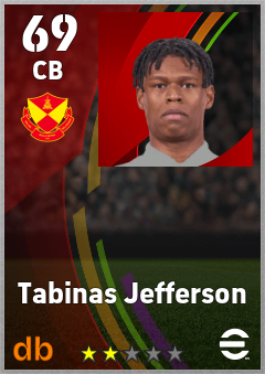 Tabinas Jefferson eFootball player card