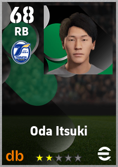 Oda Itsuki — RB, OVR 68, MAX 68