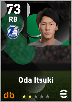 Oda Itsuki — RB, OVR 73, MAX 73