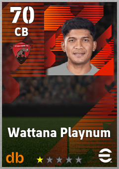 Wattana Playnum eFootball player card