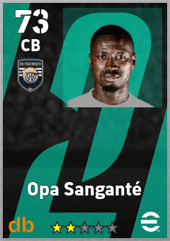 Opa Sanganté — CB, OVR 73, MAX 73