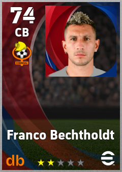 Franco Bechtholdt eFootball player card