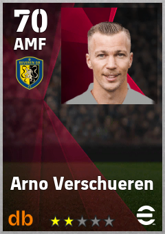 Arno Verschueren — AMF, OVR 70, MAX 70
