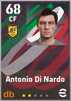 Antonio Di Nardo — CF, OVR 68, MAX 68