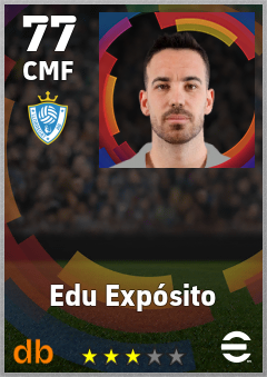 Edu Expósito — CMF, OVR 77, MAX 77