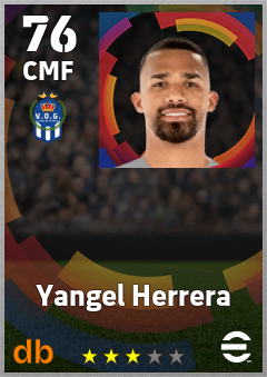 Yangel Herrera eFootball player card