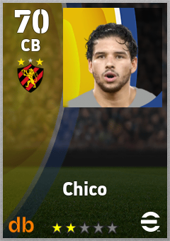 Chico — CB, OVR 70, MAX 70