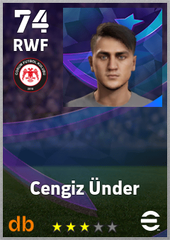 Cengiz Ünder eFootball player card