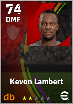 Kevon Lambert eFootball player card
