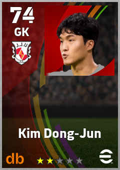 Kim Dong-Jun — GK, OVR 74, MAX 74