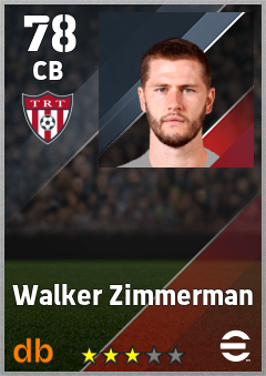 Walker Zimmerman — CB, OVR 78, MAX 78