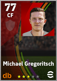 Michael Gregoritsch eFootball player card