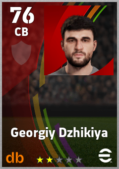 Georgiy Dzhikiya eFootball player card