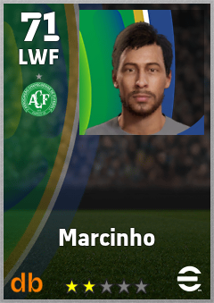 Marcinho — LWF, OVR 71, MAX 71