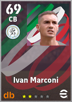 Ivan Marconi — CB, OVR 69, MAX 69