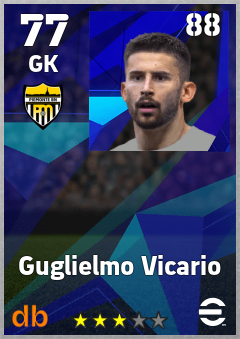 Guglielmo Vicario eFootball player card
