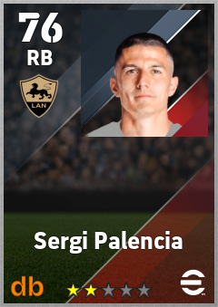 Sergi Palencia eFootball player card