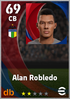 Alan Robledo — CB, OVR 69, MAX 69