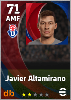 Javier Altamirano eFootball player card