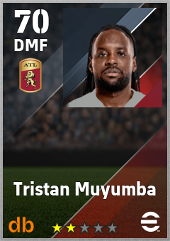 Tristan Muyumba — DMF, OVR 70, MAX 70