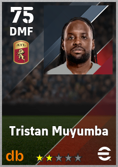 Tristan Muyumba — DMF, OVR 75, MAX 75