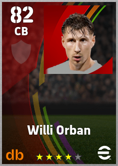 Willi Orban — CB, OVR 82, MAX 89