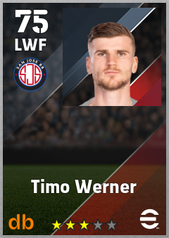 Timo Werner eFootball player card
