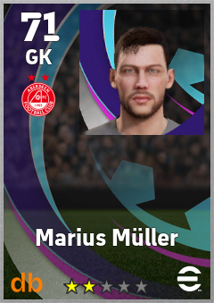 Marius Müller — GK, OVR 71, MAX 71