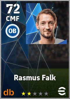 Rasmus Falk — CMF, OVR 72, MAX 72