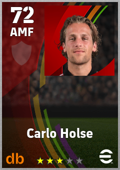 Carlo Holse eFootball player card