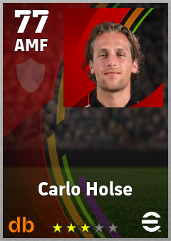 Carlo Holse eFootball player card