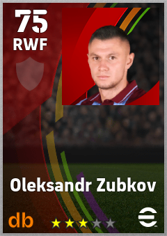 Oleksandr Zubkov eFootball player card