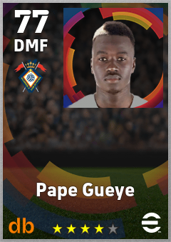 Pape Gueye eFootball player card