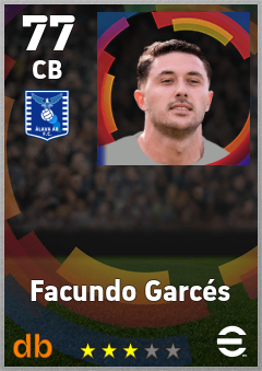 Facundo Garcés eFootball player card