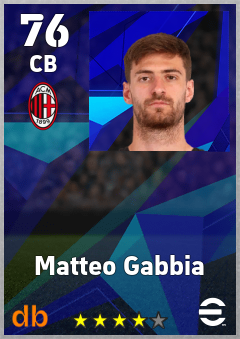 Matteo Gabbia eFootball player card